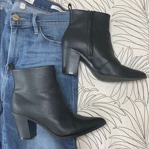 Black ankle boots
